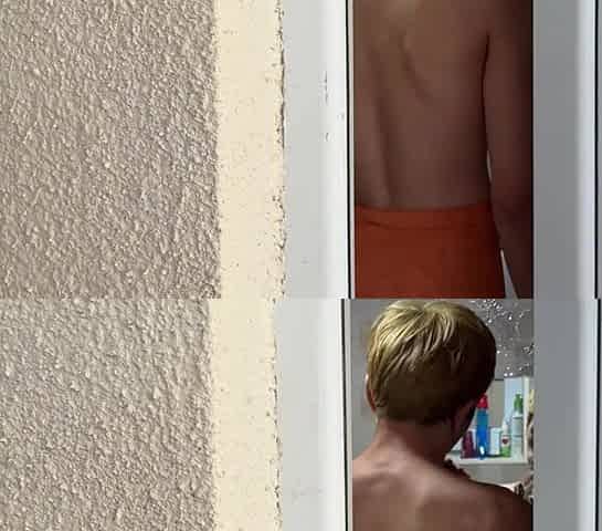 backstage caught a stud with a large cock looking at me and wanking, deepthroat oral-sex and anal bang part 1