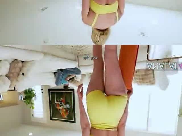 Step Daddy's Girlfriend Shows Me What Her Ass Gap Can Do