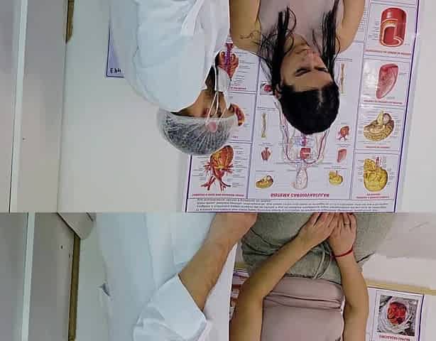 Gynecologist pulled his cock out during exam!