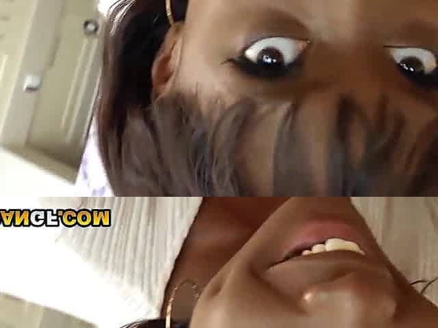 Cute Ebony Girlfriend Entreats For Anal Whilst Im Screwing Her Brains Out