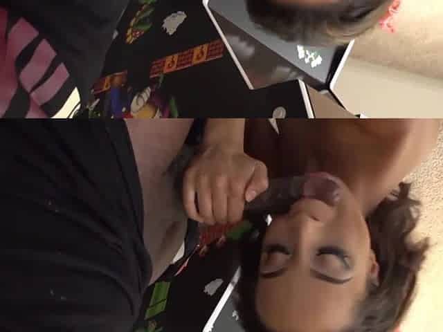 Mouth Goat Teanna Trump gets Ramrod down & Face Drilled by BBC Monster