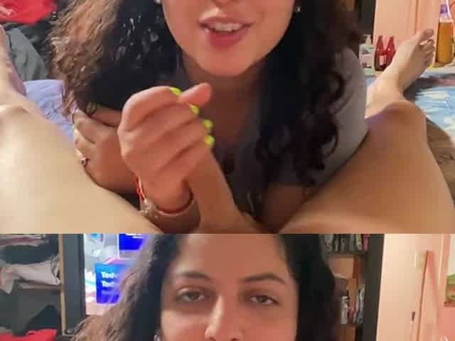 Puta Argentina Babyluna939 Sucks My Dick Gives Me a Handjob with My Tits Until I Run Out of Milk and
