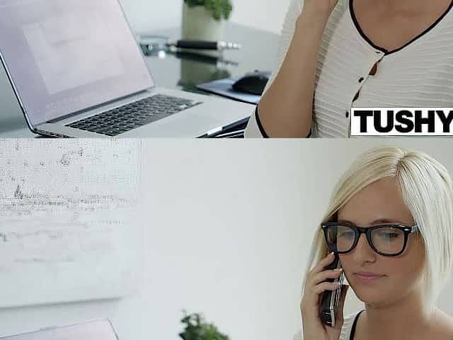 Tushy Sexy Secretary Kate England Gets A