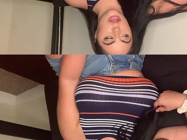 Plump amateur MILF solo