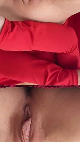 She Plays with Nipples Until Pussy Orgasm Contractions! Real Nipple Orgasm