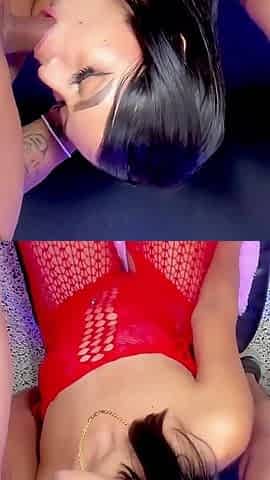 Blowjob in Anime Cosplay Devouring