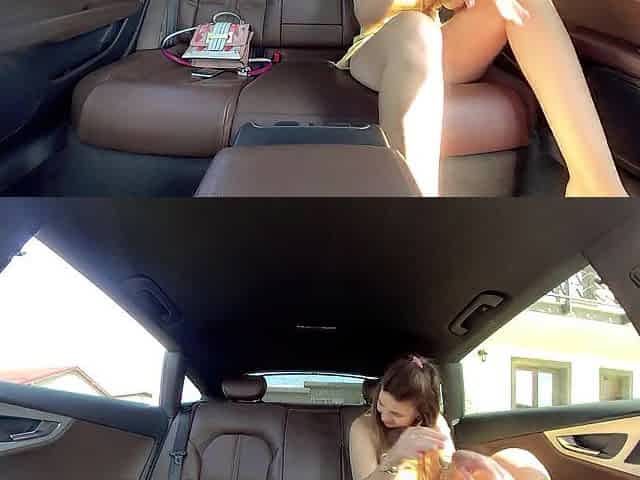 HAWT breasty playgirl backseat squirting