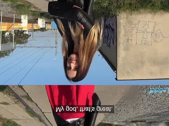Public Agent That babe's pantyless and gets screwed hard