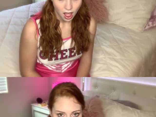 Cheerleader makes pleasure of HUMILIATES your PETITE JOCK