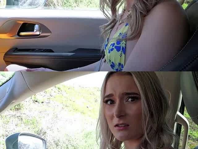 Klixen and blonde teen blowjob and handjob