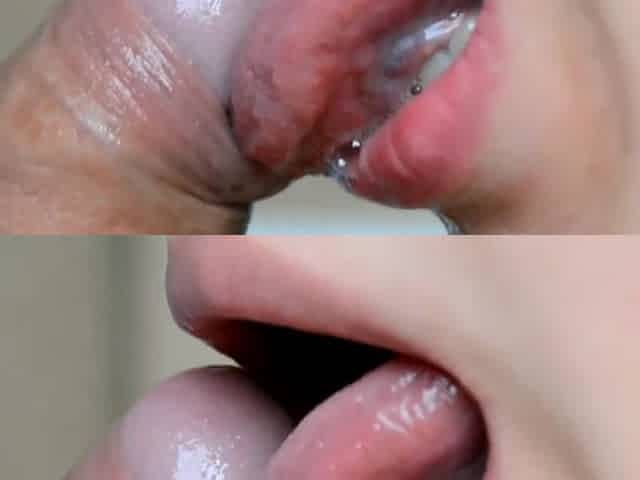 Perfect! Sucking Foreskin, Cum in Mouth
