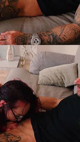 American Goth PAWG Trys German Cock for 1st Time