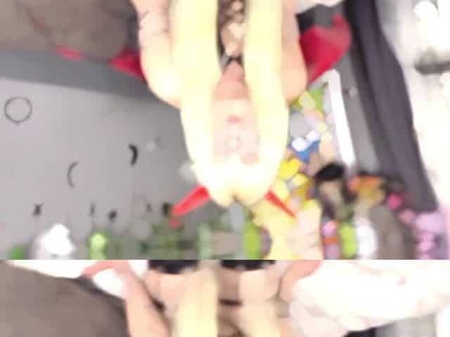 Teen succubus unicorn riding