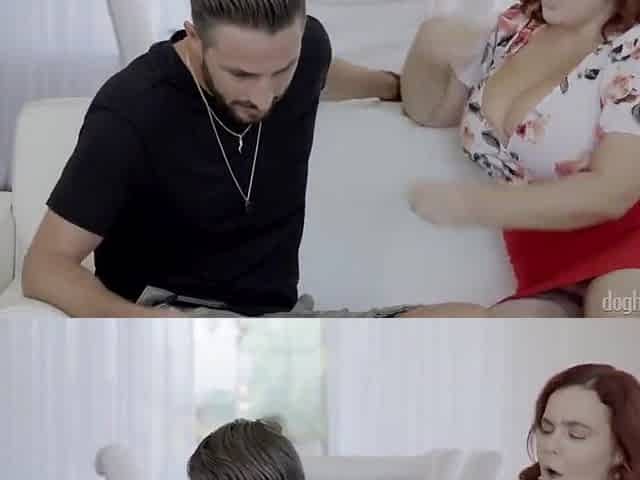 Naughty Natasha, Natasha Nice And Lucas Frost - Naughty Stepmom Gets Hardcore Ass Fucking Pounding!