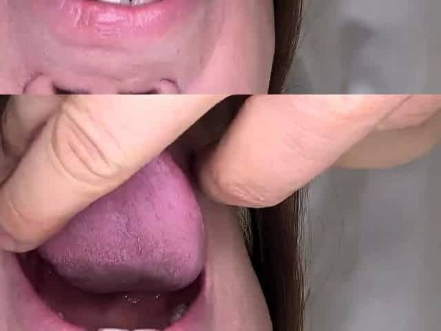 Japanese Asian Tongue Fetish - Chiho Rukawa - Blowjob By
