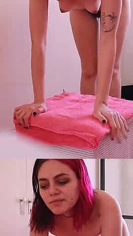 Big Plugs Stretching Tiny Teen Hole