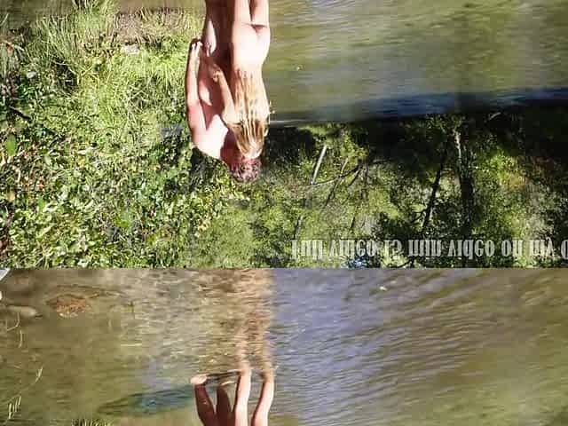Sexy Blonde Gets Pussy Eaten And Covered In Cum Outdoors