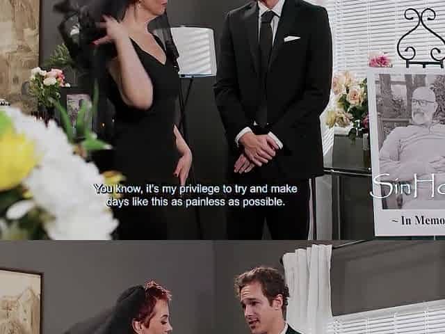 A Mourning Widow in Ebony, And A Youthful Dude to Take Her Back - Ruby Lynne, Jayden Marcos