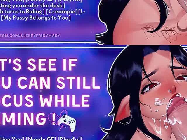 Needy GF Distracts U Whilst U're Gaming - ASMR