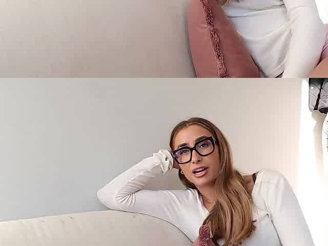 All natural BRITISH BLOND needs attention whilst her bf is gone - Lily Phillips