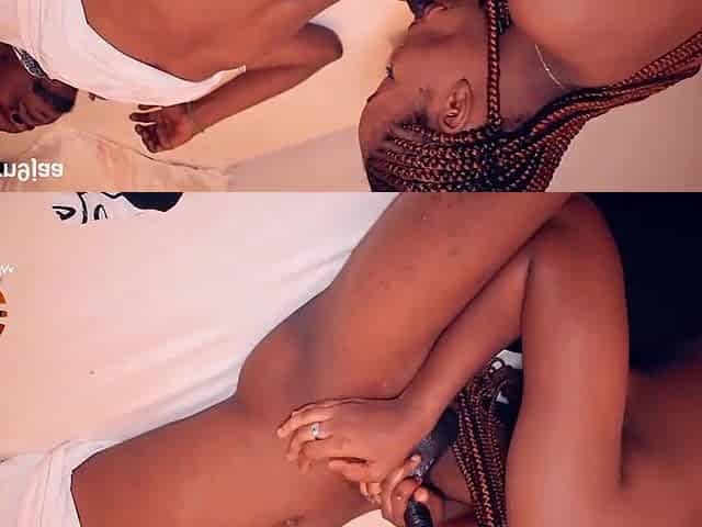 Alluring ebony teen beauty heart-stopping xxx clip
