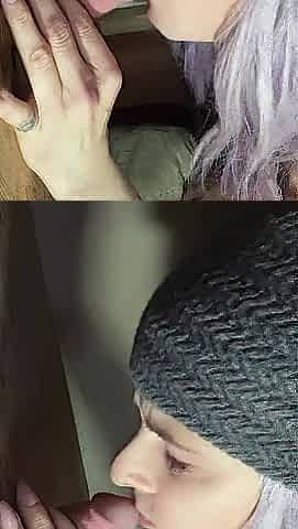 Gloryhole suck & bang