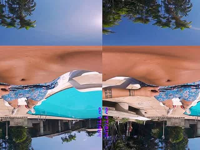 PURITYVR Curvy Latina Maria fucked poolside