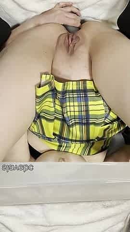 Slink Squirt - Huge Butt Plug and Squirting!