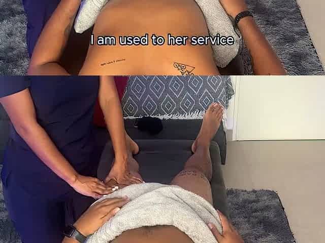 Full Massage Service Ends In A Risky Creampie