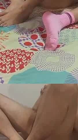 Poorly Fed Slim Girl Jumps on a Stranger's Long Cock