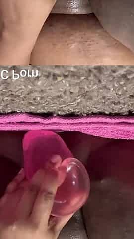 Intense Squirting Orgasms Pounding My Pussy with Massive Didlo