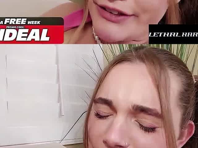 LETHAL HARDCORE - Newlywed Juniper Ren Bangs Step-Daddy Raw