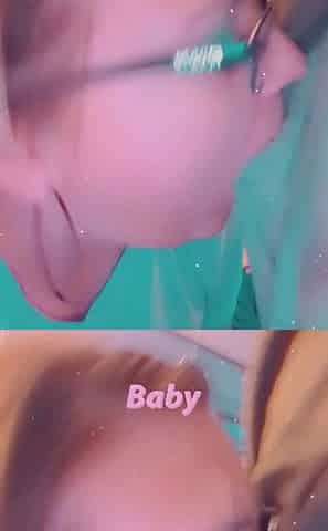Taking videos of me playing with his dick with my mouth this is so much fun