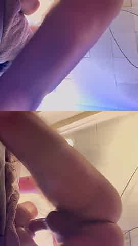 Below view during the time that I bang hard and cum over and over!