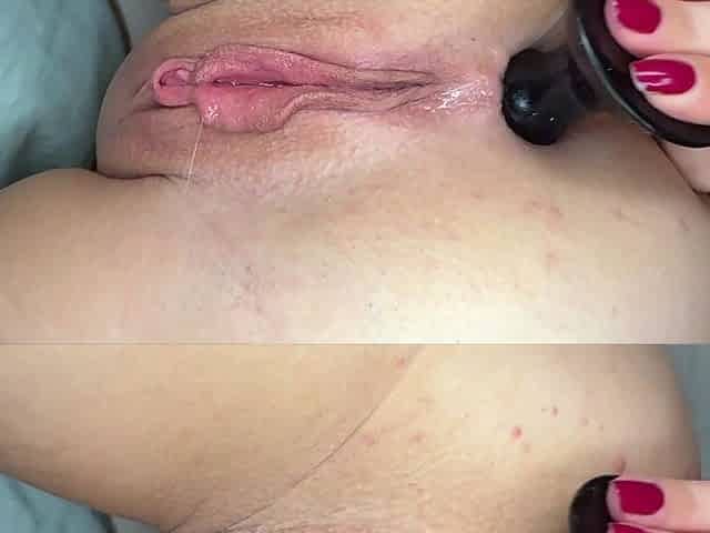 Close-Up Anal Tease: From Buttplugs to First Entry -