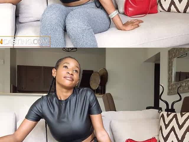 Large Butt Black Chick Bent Over & Banged Unfathomable In Homemade Casting