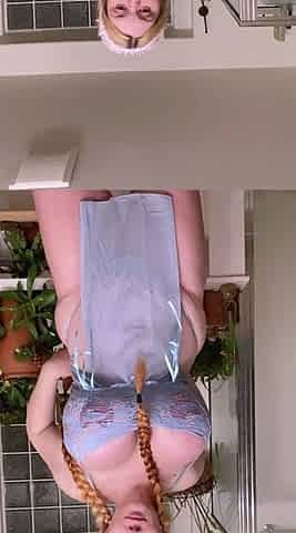 MILF blonde live toys webcam show in shower