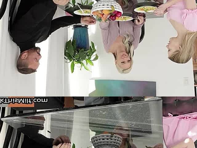 Sexy Stepmom Kenzie Taylor Caught Her New Husband Cheating with Petite Coco Lovelock