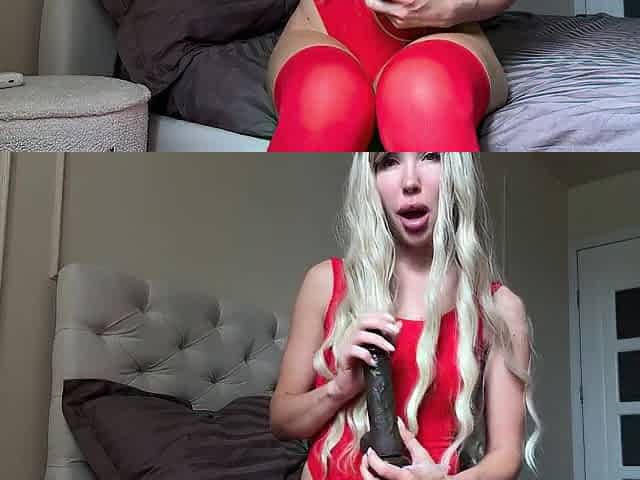 dragon cock rips my pussy for the first time
