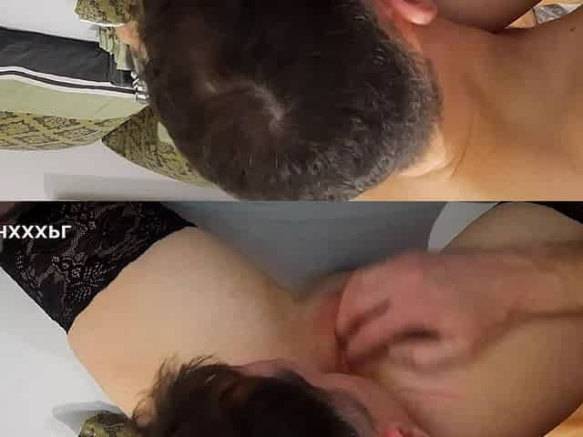 Husband Eats His Own Cum From Wife's Ass, Anal Creampie Cleanup