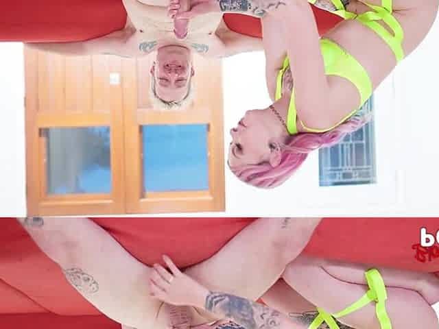 Blow Me POV - A Emo Whore is Sucking Lustfully her Step Father.