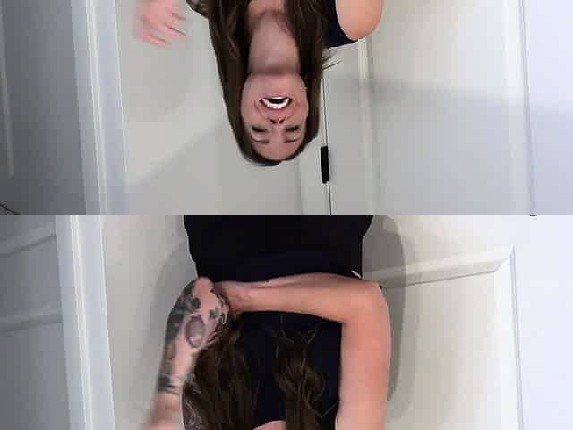 Small titted brunette amateur anal nailed at home