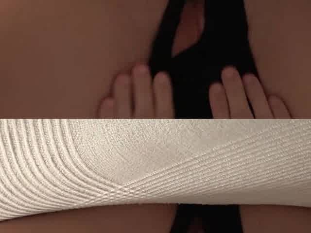 Screwing A Nasty Beauty Throughout Ripped Boxers With Cum On Vagina