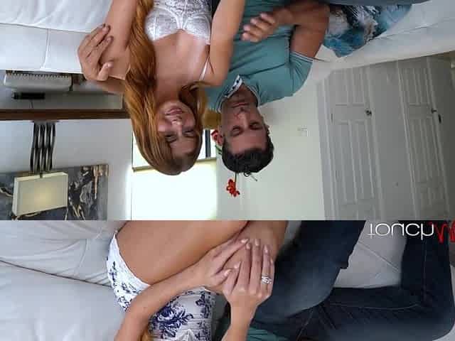 Shy Concupiscent Redhead is Nervous About 1st Extramarital Ramrod - TouchMyWife -