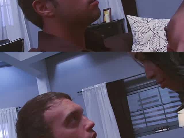 Mckenzie Pleasant Watches Rocco Spray Her Thick Butt With Cum