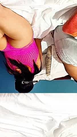 Sucking a Mature MILF's Pussy While My Girlfriend Checks Her Cell Phone