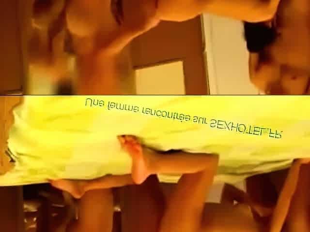 French Amateur Couple's Threesome Fun