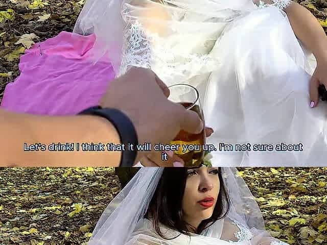 Bride cheats on groom on her wedding day (*booty slam is not cheating)