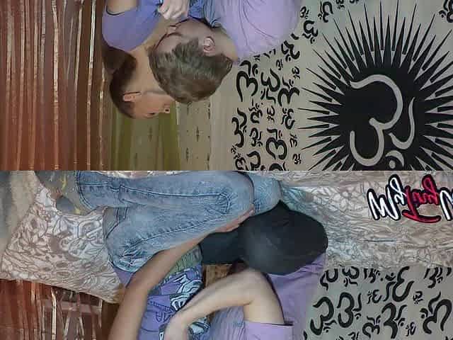 Slim teen assents to have anal with insistent BF