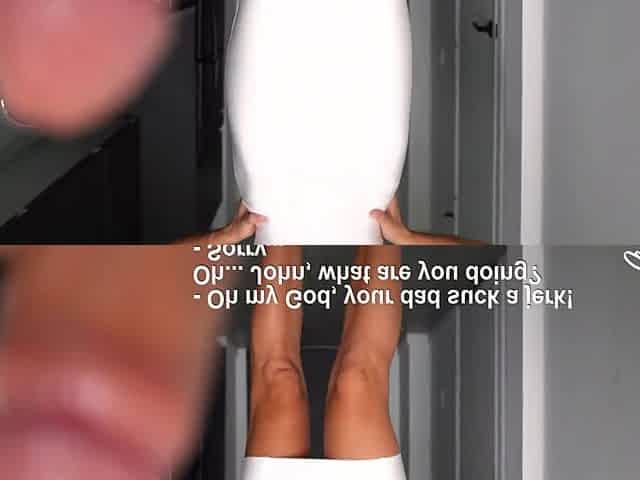 Carry Light teases her stepson with her dress-clad ass